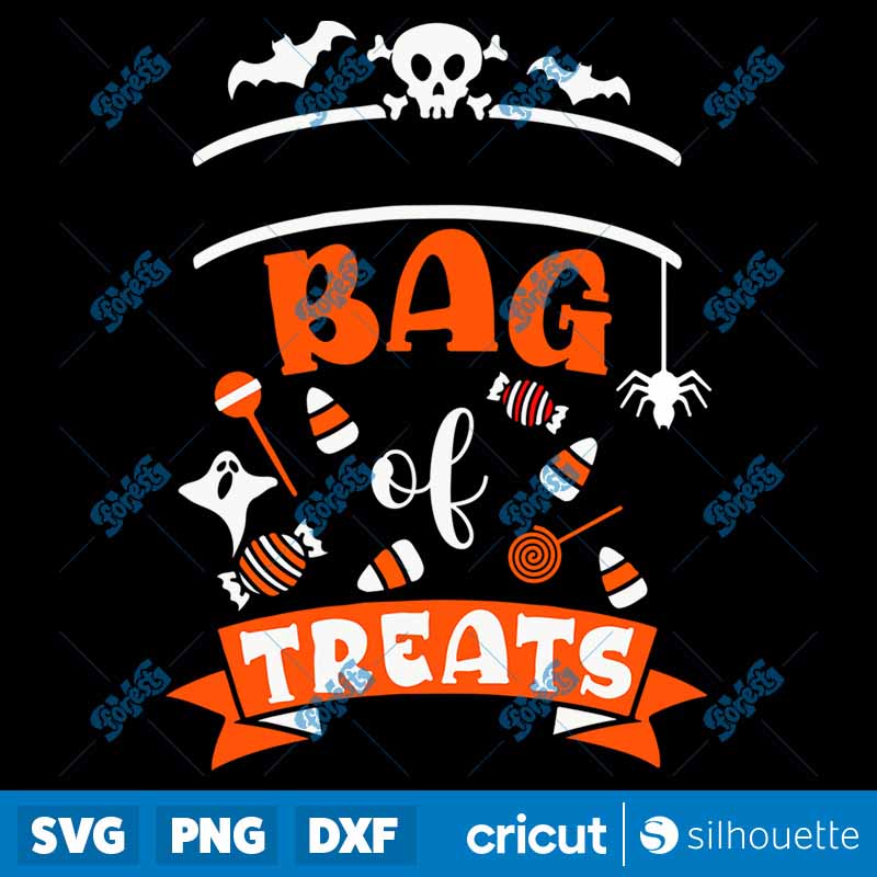 Custome Name Treat Bag SVG