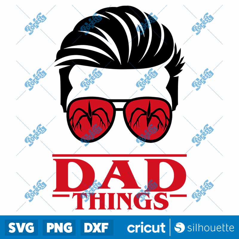 DAD Things Stranger Things SVG