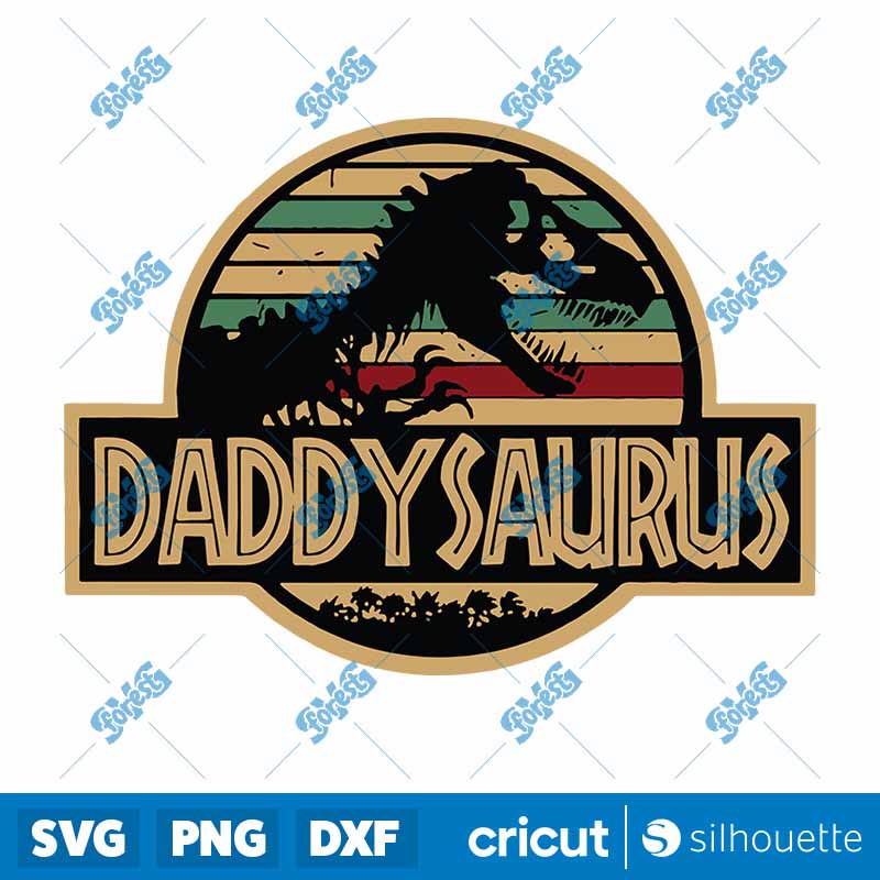 Daddy Saurus SVG