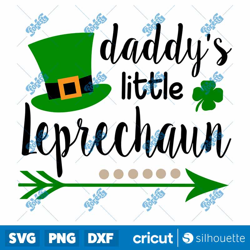 Daddys Little Leprechaun SVG