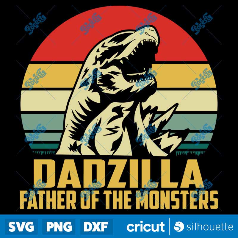 Dadzilla Father Of The
Monsters SVG