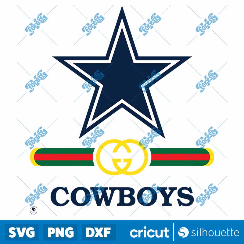 Dallas Cowboys Gucci Fashion
  PNG