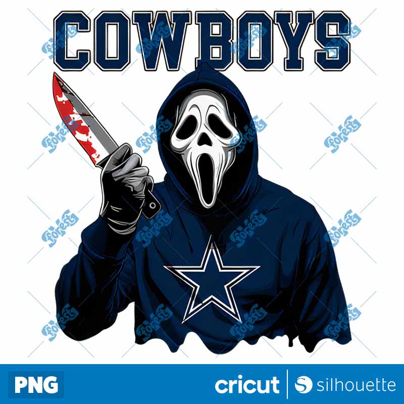 Dallas Cowboys Movie Ghostface
  NFL PNG