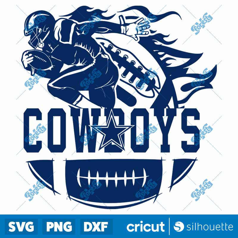 Dallas Cowboys Player Football
  SVG