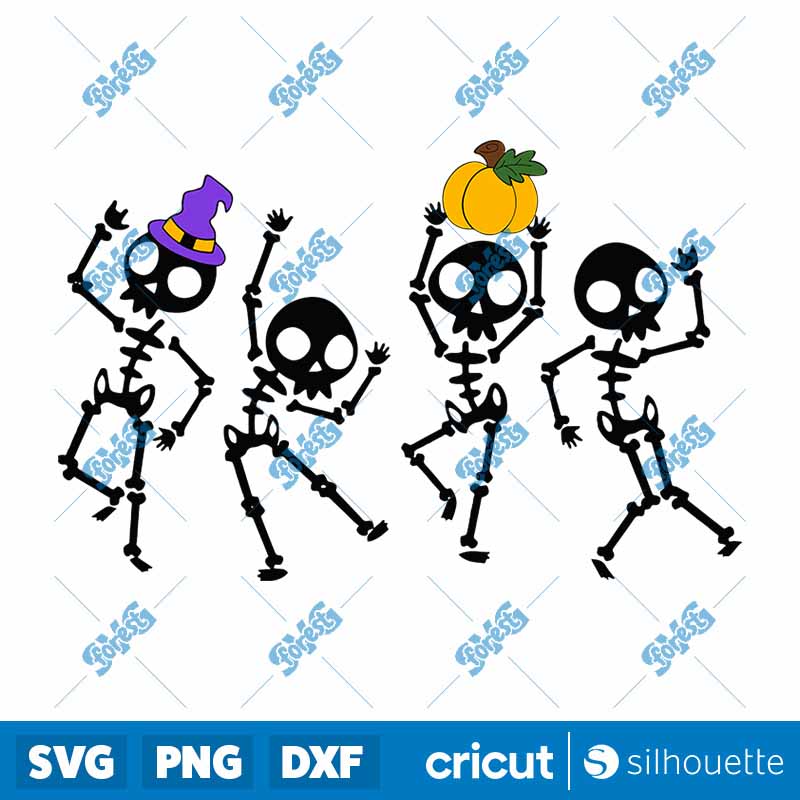 Dancing Skeletons Halloween
SVG