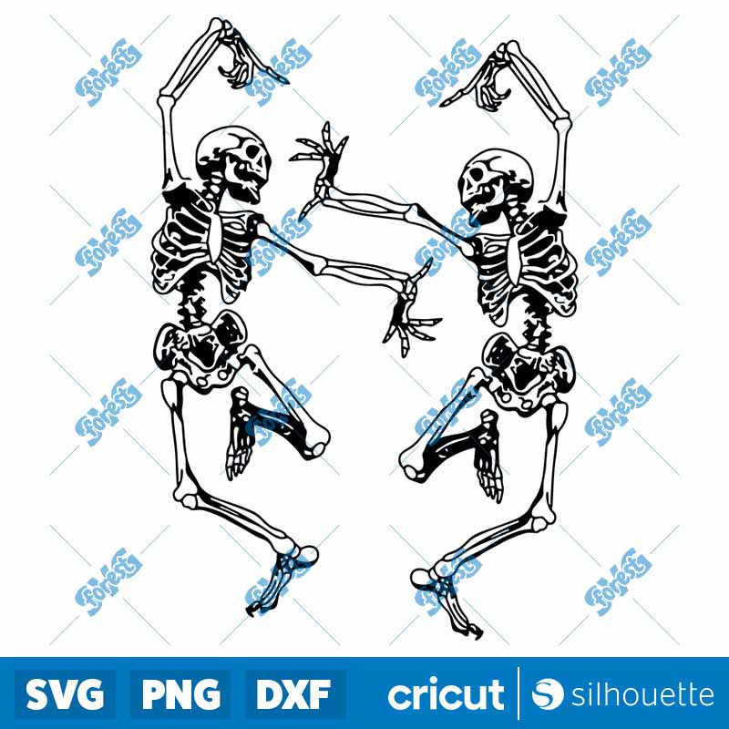 Dancing Skeletons SVG