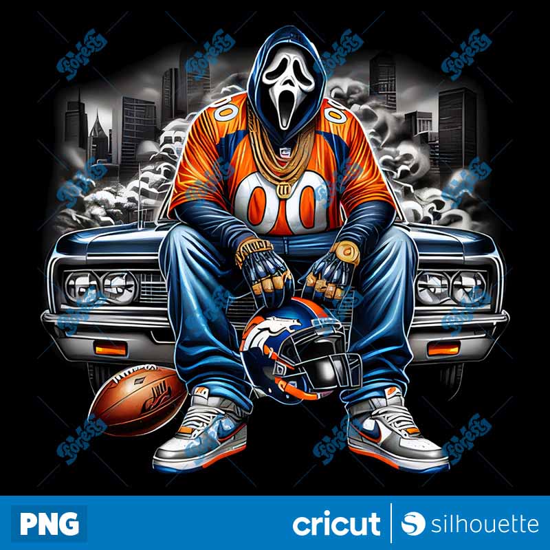 Denver Broncos Movie Ghost Car
  NFL PNG