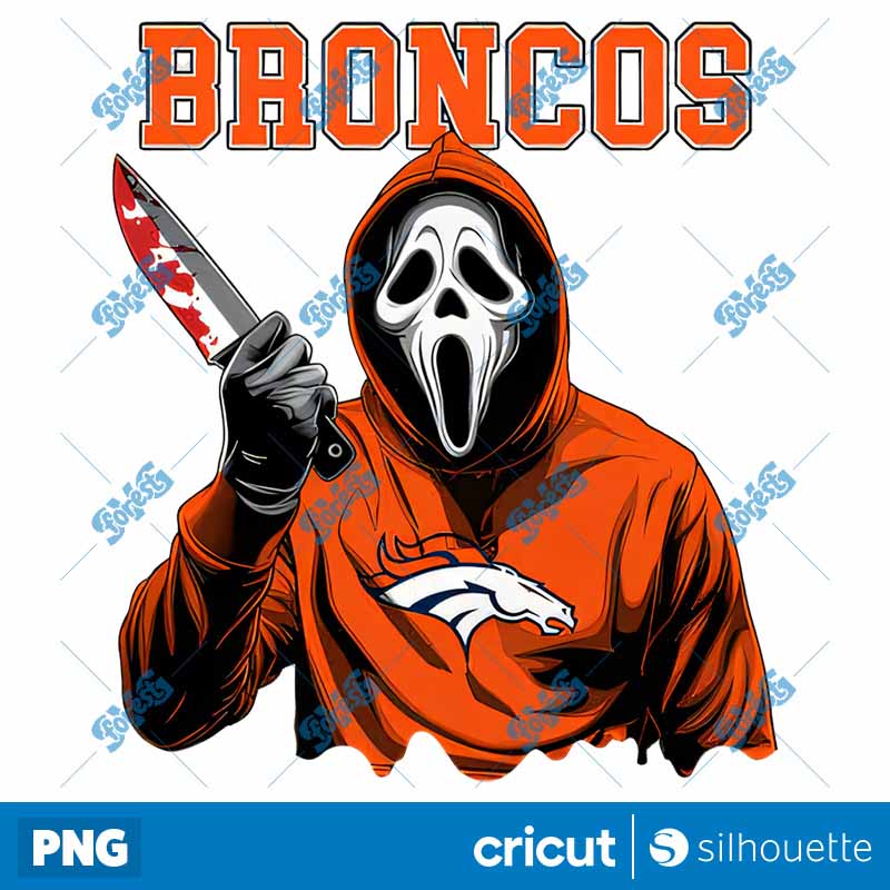 Denver Broncos Movie Ghostface
  NFL PNG