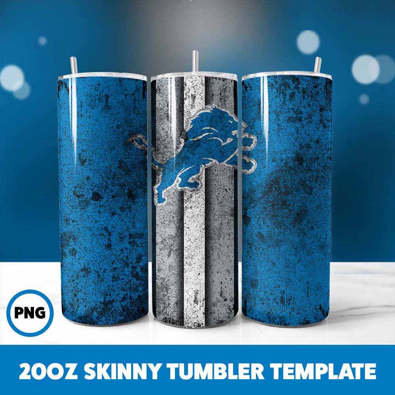 Detroit Lions Grunge Tumbler
  Wrap