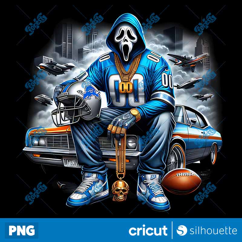 Detroit Lions Movie Ghost Car
  NFL PNG