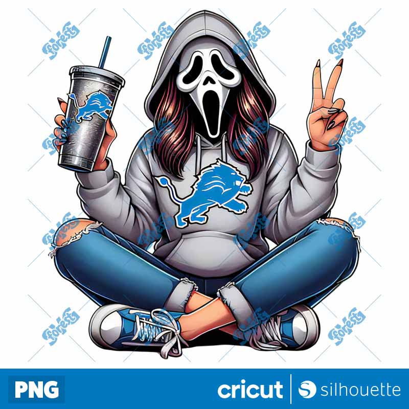 Detroit Lions Movie Ghost Girl
  Football PNG