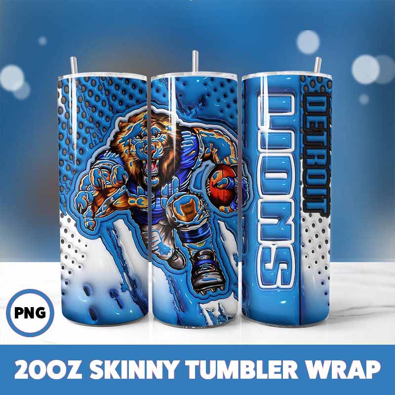 Detroit Lions NFL Tumbler Wrap