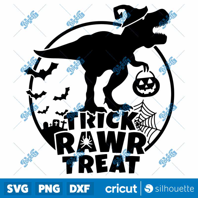 Dinosaurus Trick Rawr Treat
  SVG