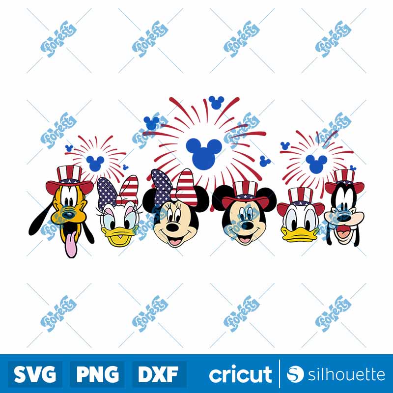 Disney 4th of July SVG