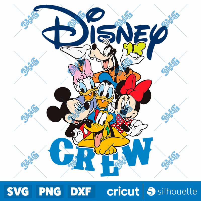 Disney Crew Mickey And Friends
  PNG