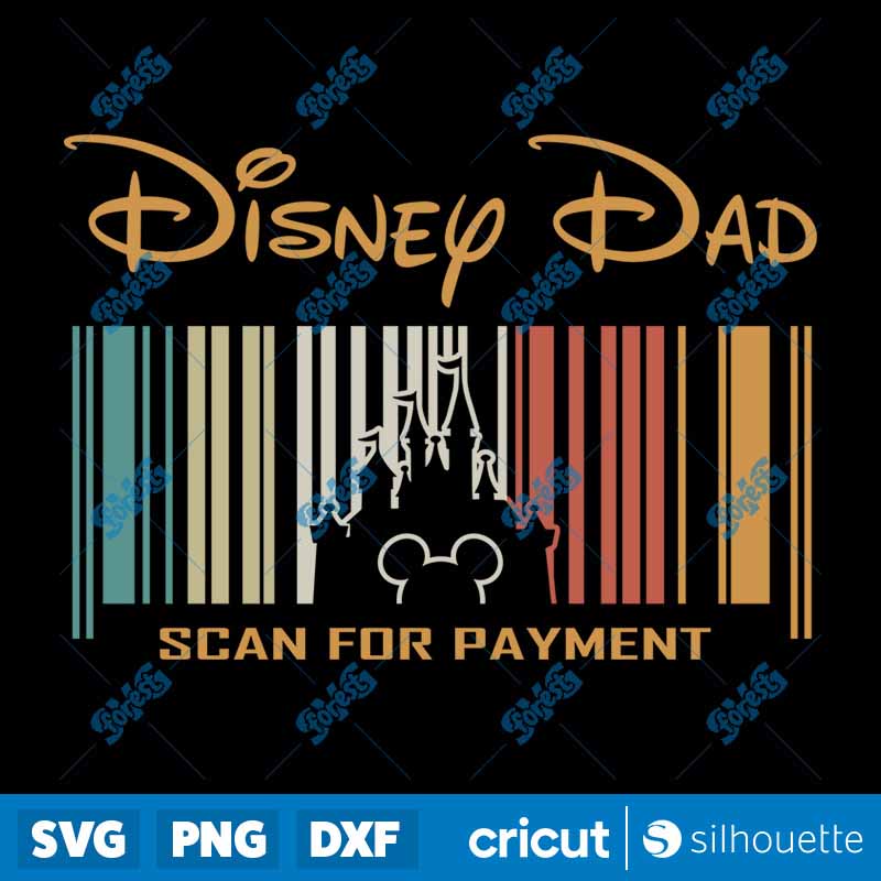 Disney Dad Scan For Payment
  SVG