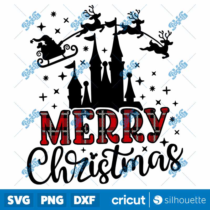 Disney Merry Christmas Castle
SVG