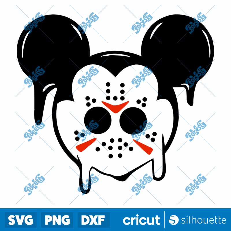 Disney Mickey Jason Mask SVG