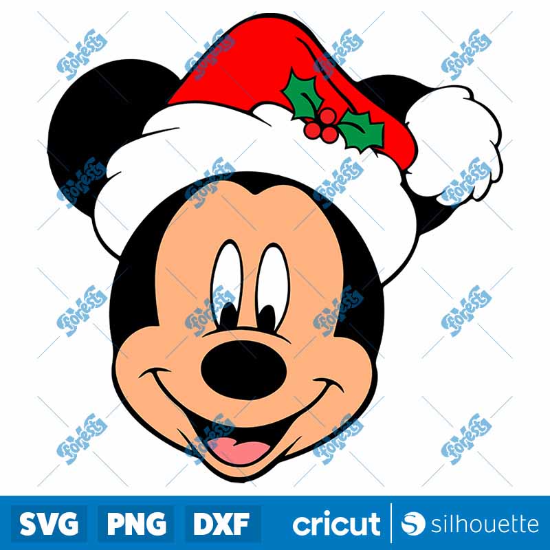 Disney Mickey Santa Hat SVG