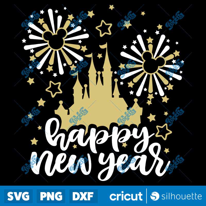 Disney New Year SVG