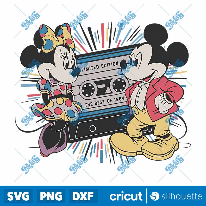 Disney the Best Of 1984
Cassette Birthday SVG