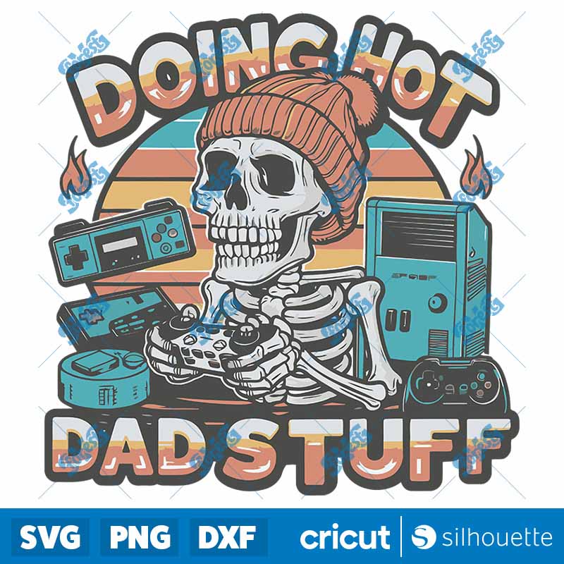 Doing Hot Dad Stuff Skeleton
  SVG