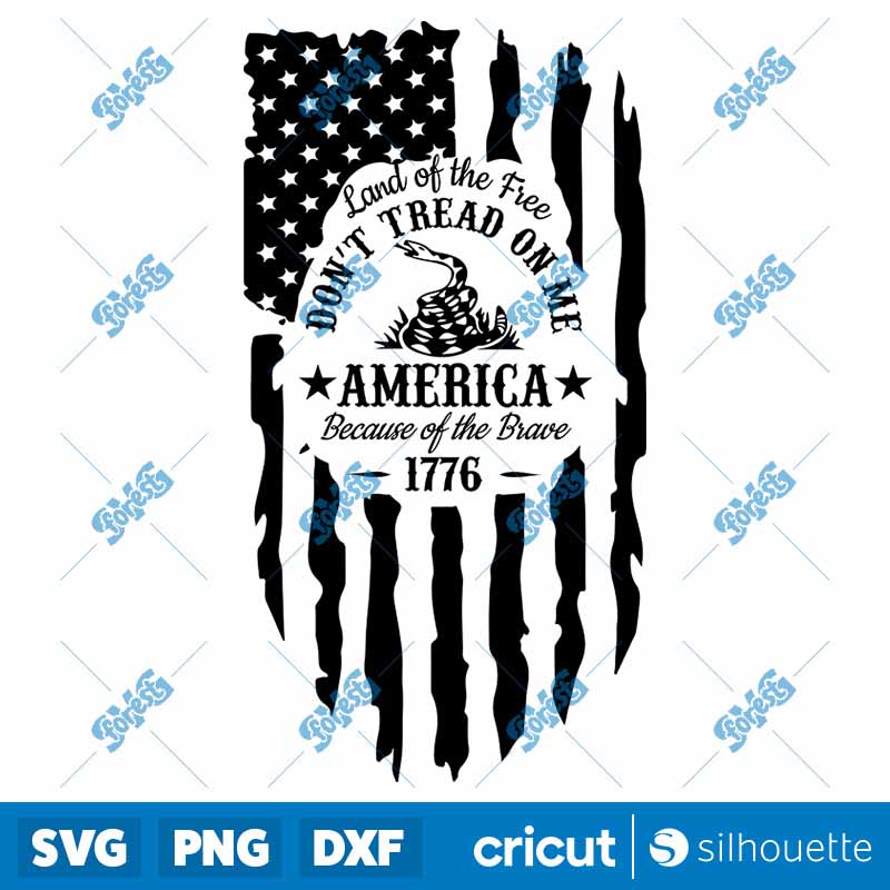 Don't Tread on Me Tattered
  Flag SVG