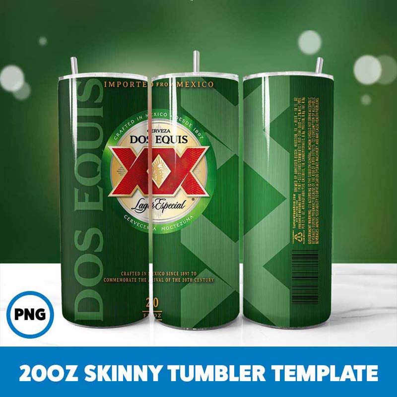 Dos Equis Beer Tumbler Wrap