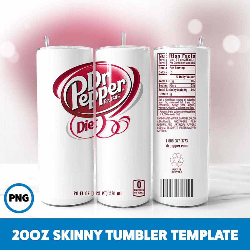 Dr Pepper Diet Tumbler Wrap