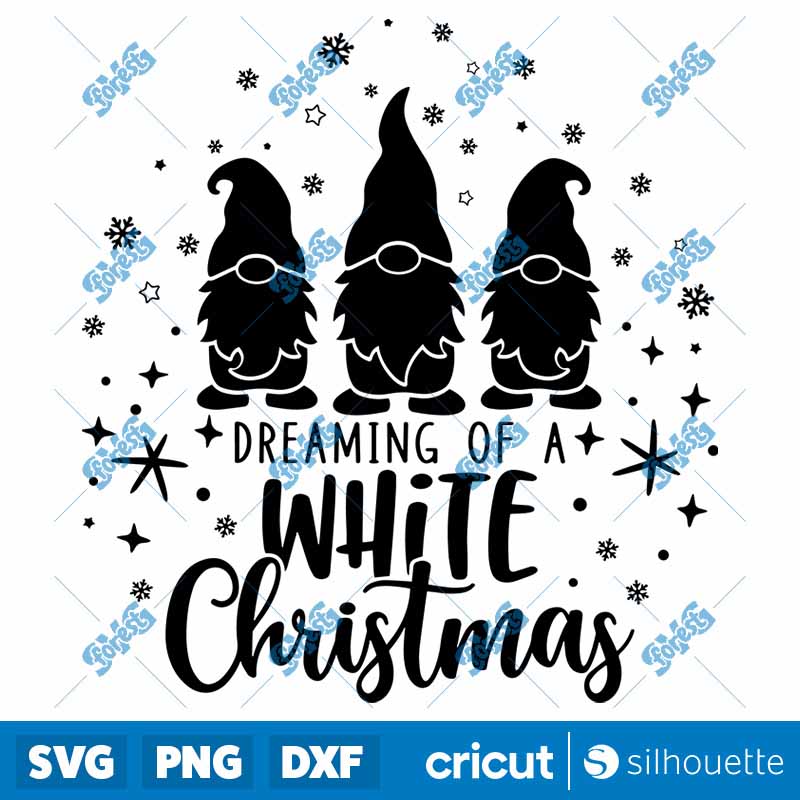 Dreaming Of A White Christmas
  SVG