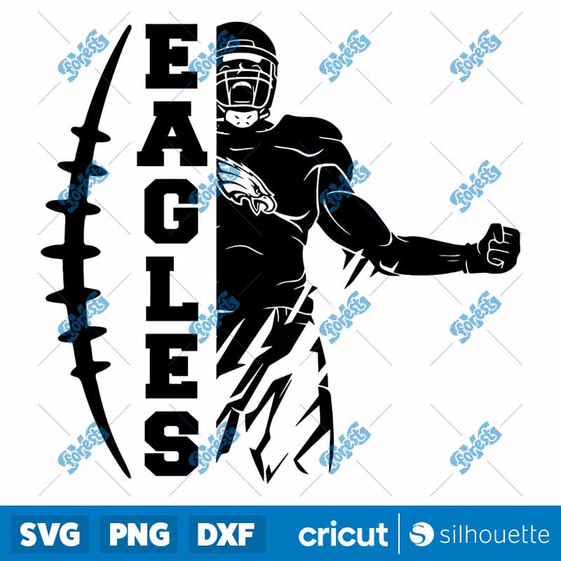 Eagles Football Player SVG