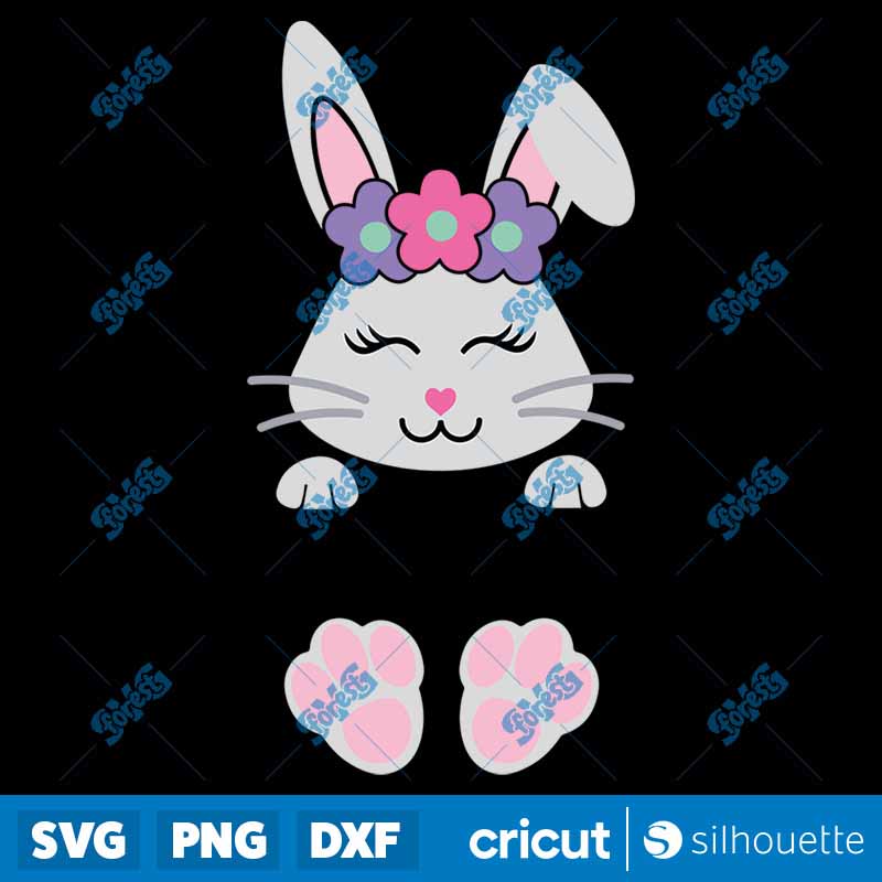 Easter Bunny for Girl Cute
  Easter Rabbit SVG