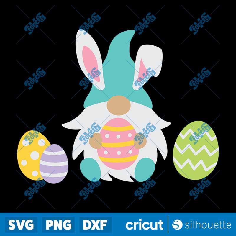 Easter Bunny Gnome SVG