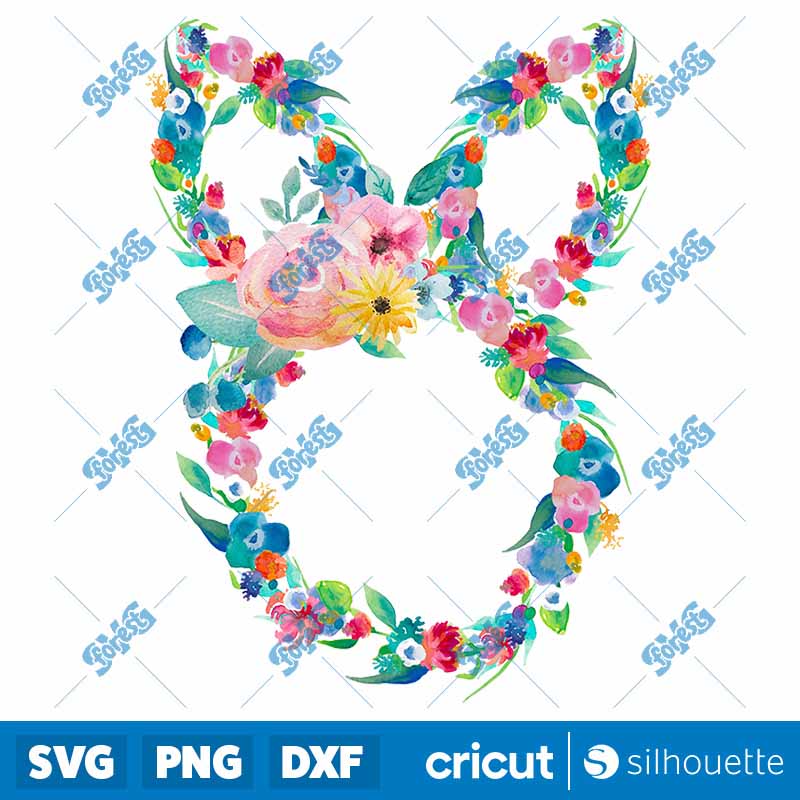 Easter Floral Bunny Wreath
  Design