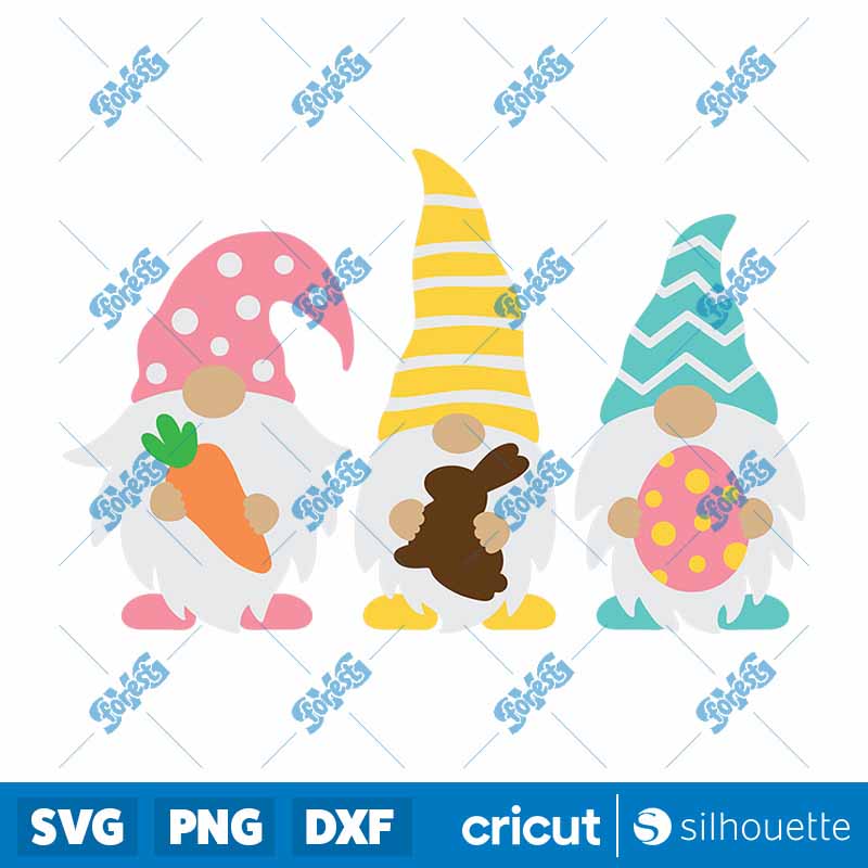 Easter Gnomes SVG