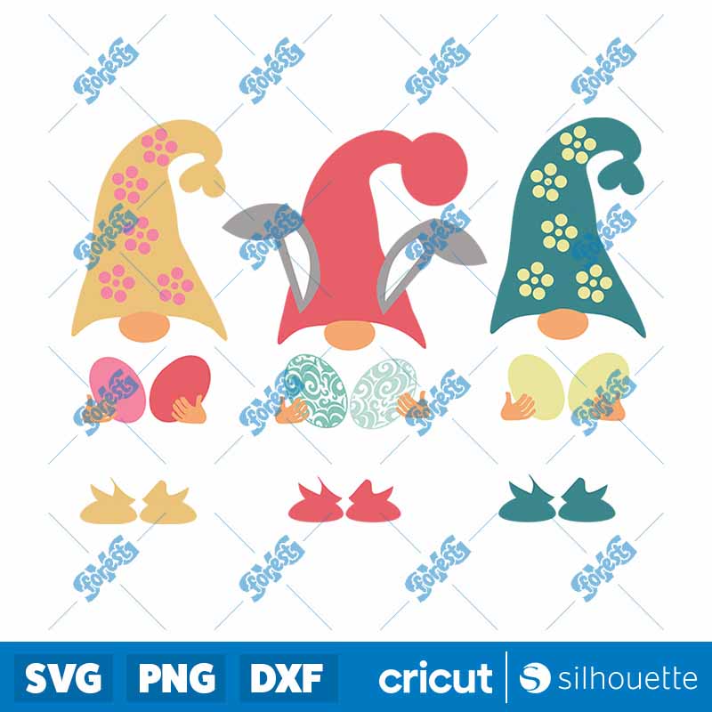 Easter Gnomies SVG