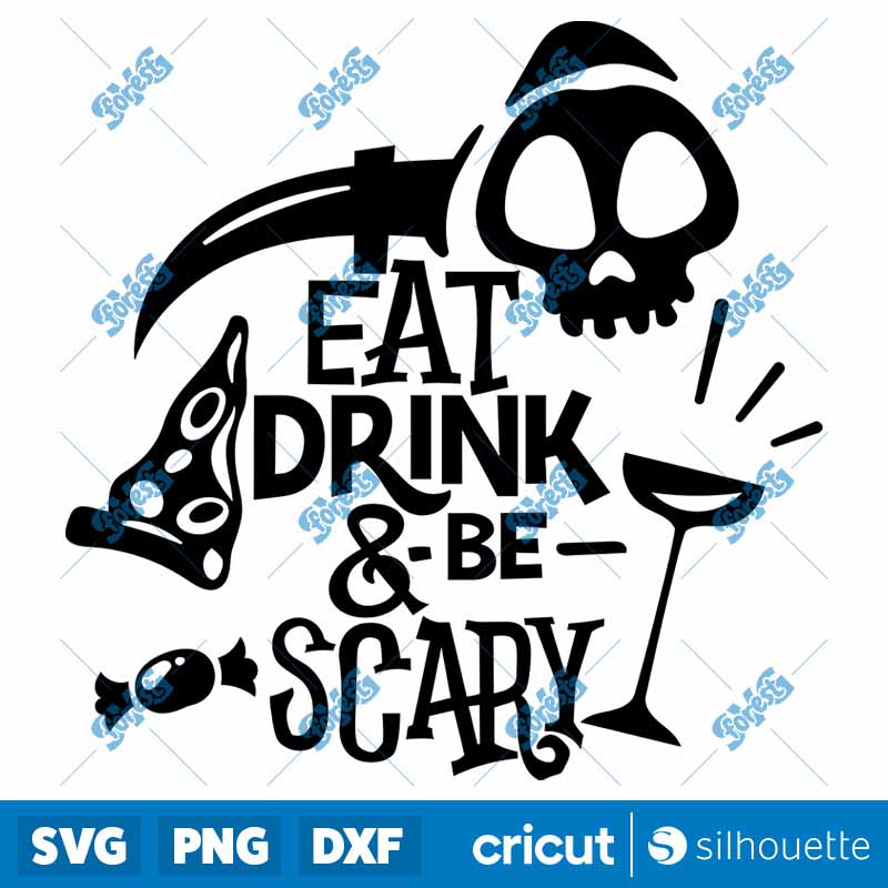 Eat Drink Be Scary PNG