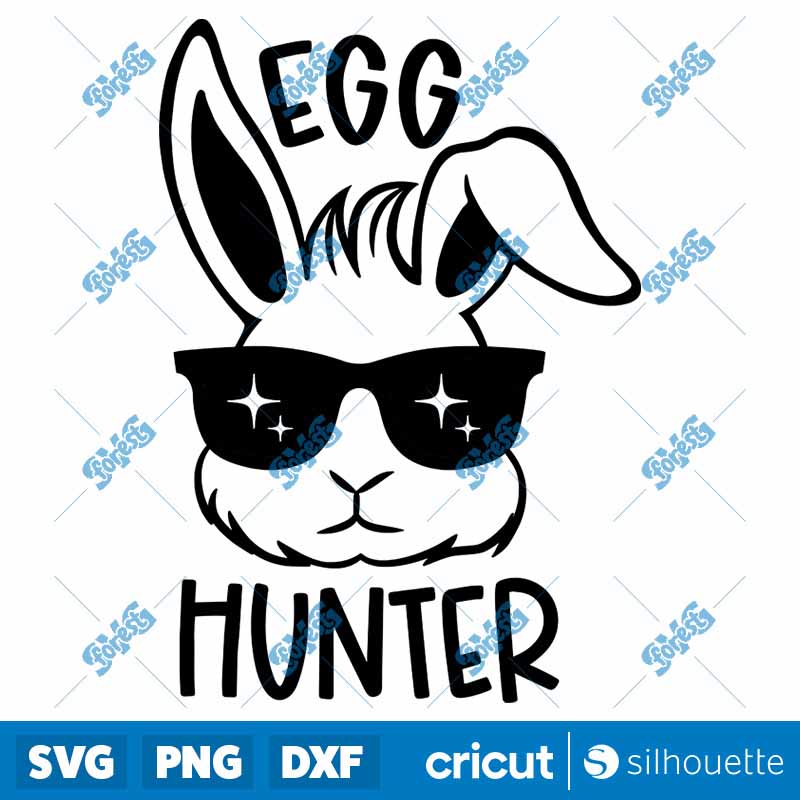 Eggs Bunny Hunter SVG