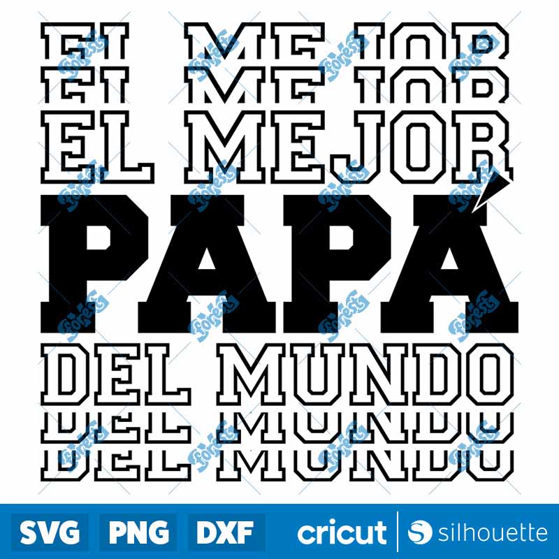 El Mejor Pap? Del Mundo SVG