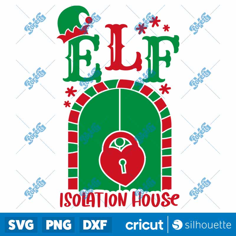 Elf Isolation House SVG Elf
  Quarantine Chamber SVG