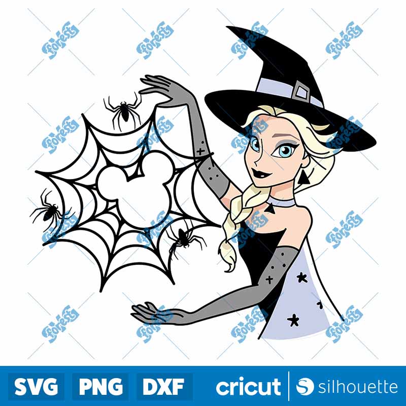 Elsa Witch Let's Trick SVG