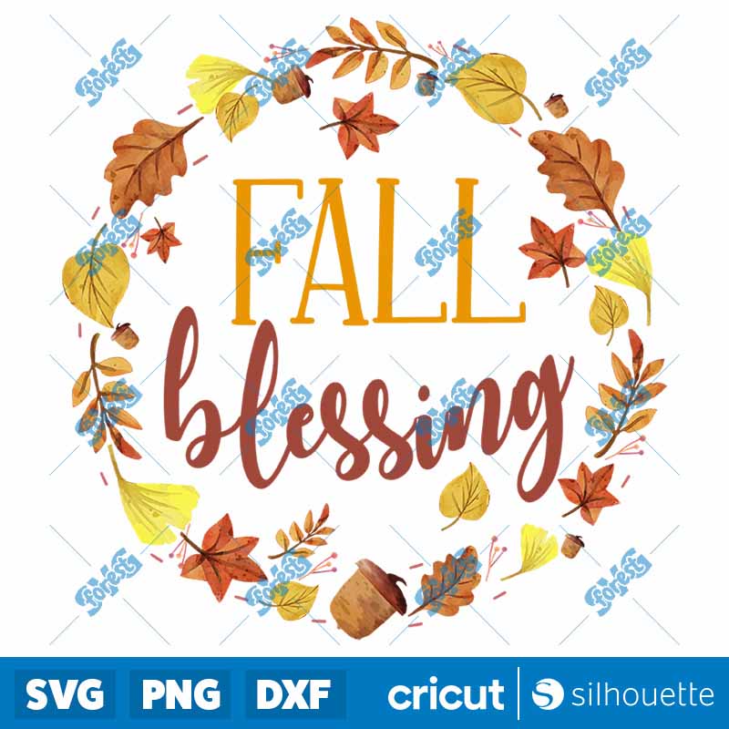 Fall Blessings PNG