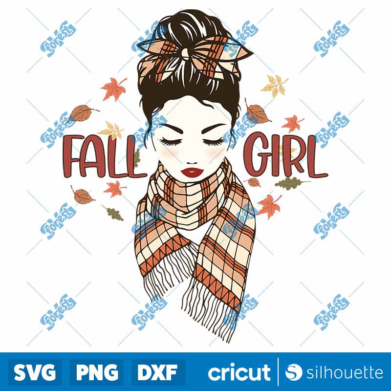 Fall Girl PNG