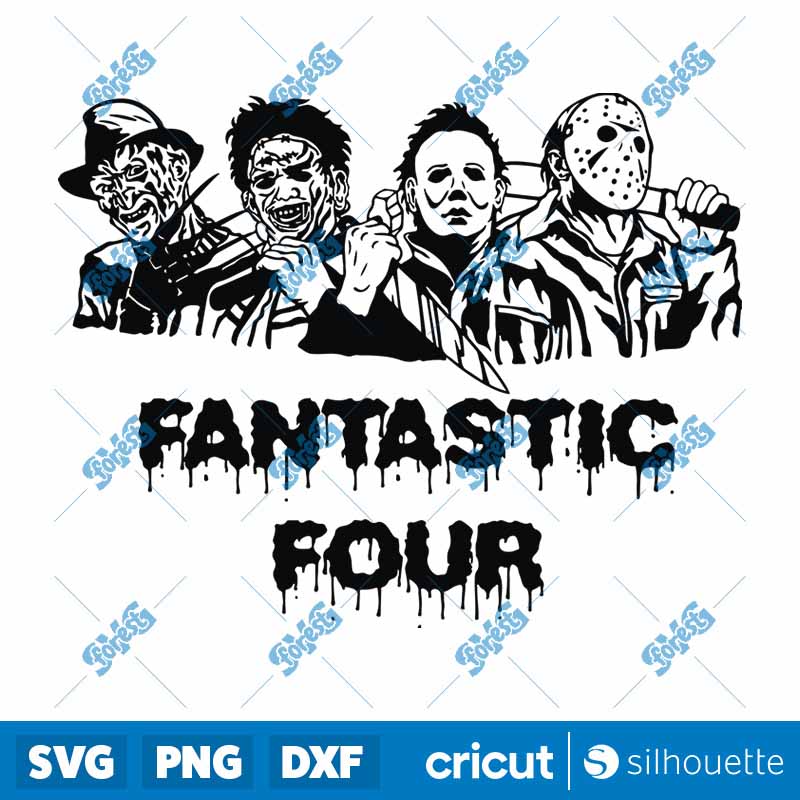 Fantastic Four Halloween SVG