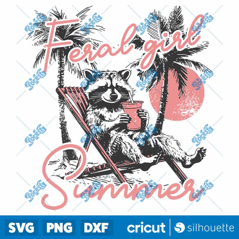 Feral Girl Summer SVG