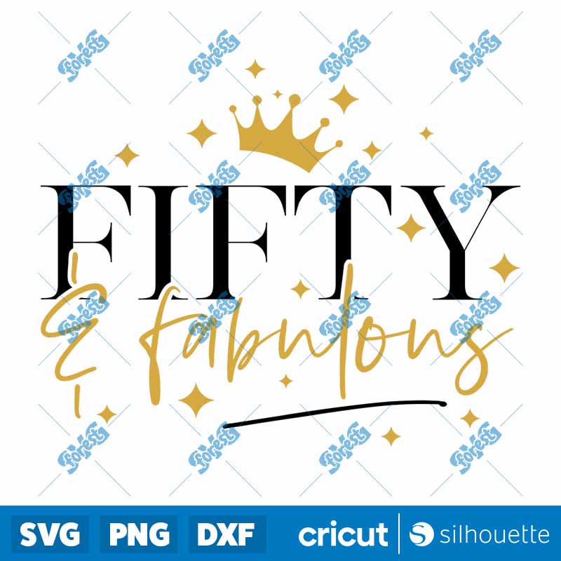 Fifty and fabulous SVG