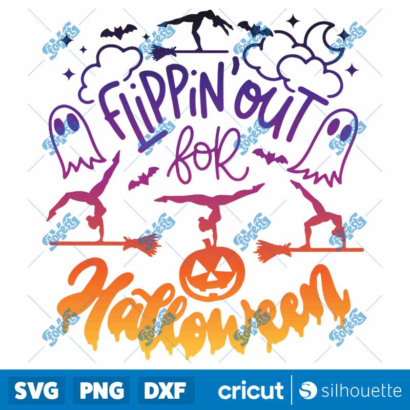 Flippin' Out for Halloween SVG