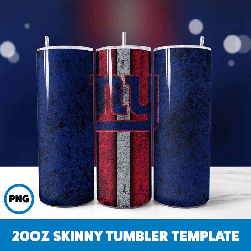 Football Giants Grunge Tumbler
Wrap