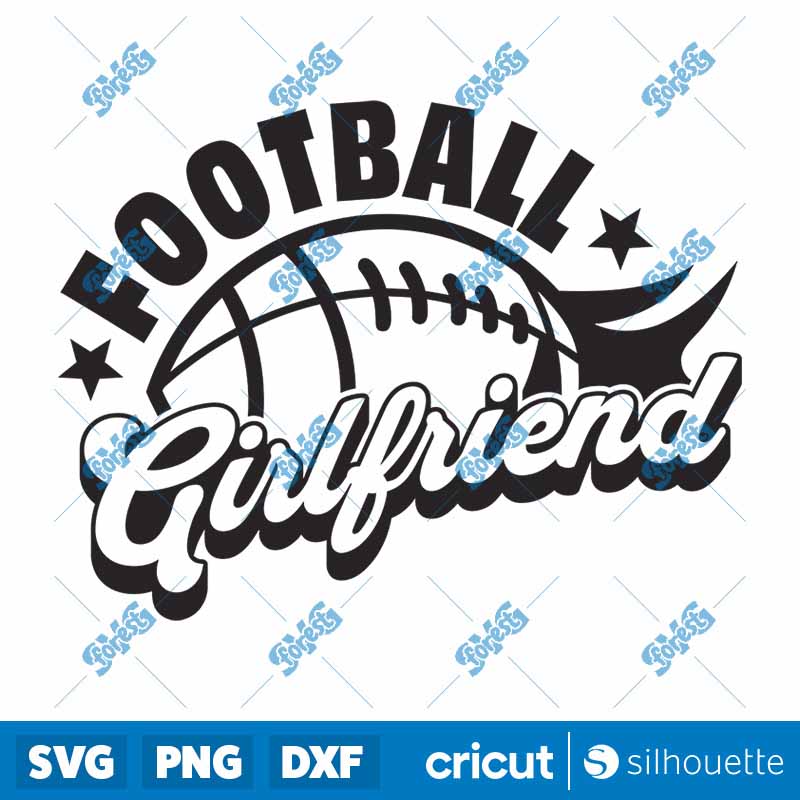 Football Girlfriend SVG