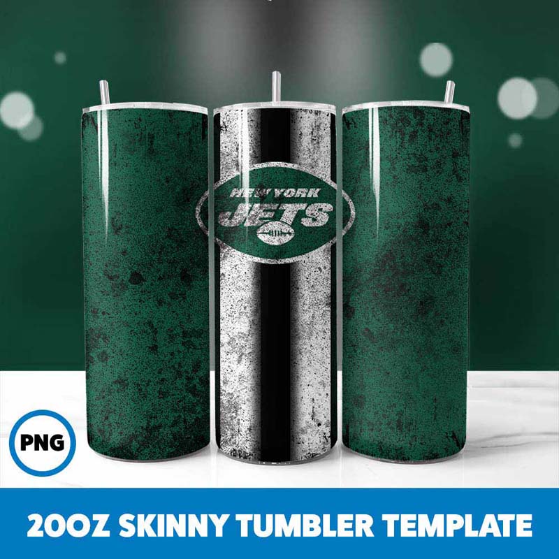 Football Jets Grunge Tumbler
Wrap